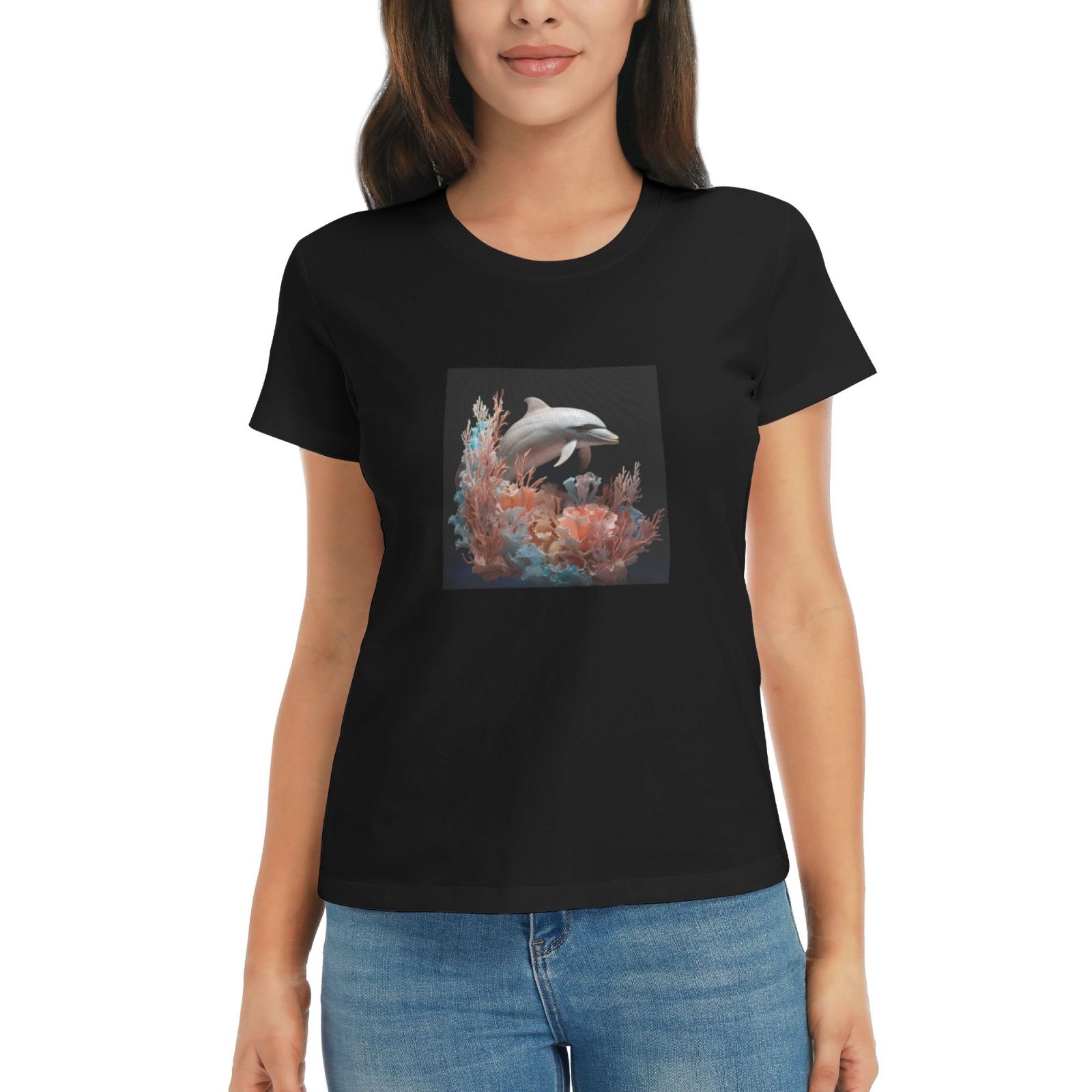 Women’s Cotton Crew Neck Short Sleeve T-Shirt