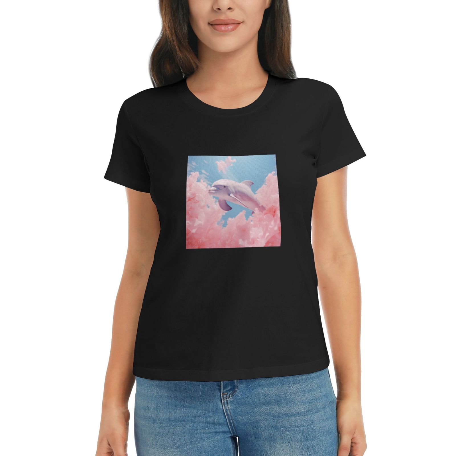 Women’s Cotton Crew Neck Short Sleeve T-Shirt