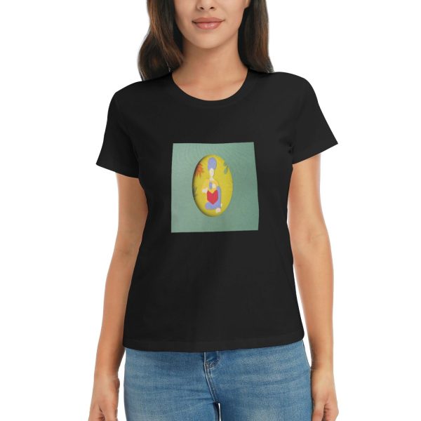 Women's Cotton Crew Neck Short Sleeve T-Shirt