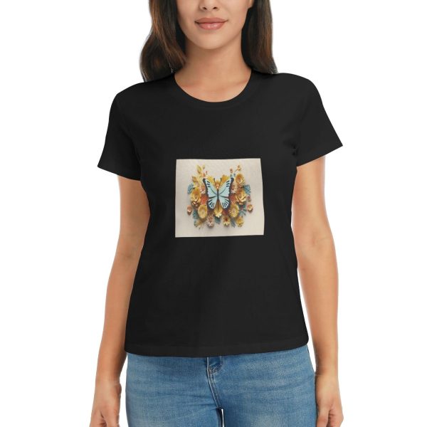 Women's Cotton Crew Neck Short Sleeve T-Shirt