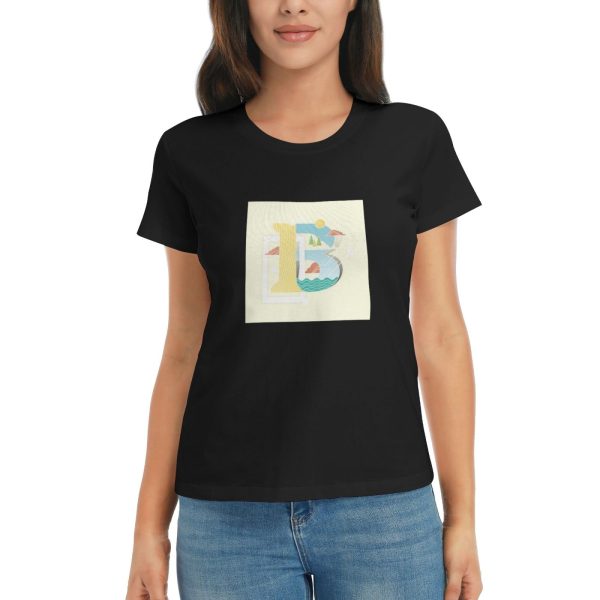 Women's Cotton Crew Neck Short Sleeve T-Shirt