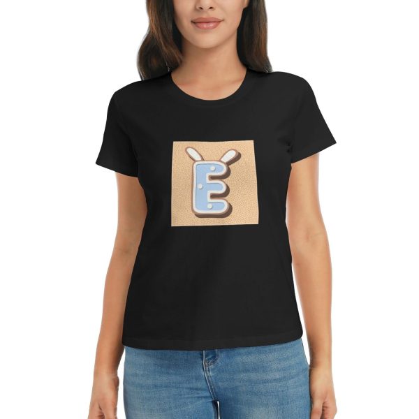 Women's Cotton Crew Neck Short Sleeve T-Shirt