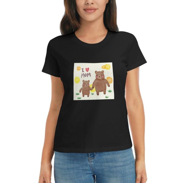 Women's Cotton Crew Neck Short Sleeve T-Shirt